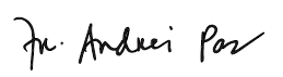 Fr. Andrei Paz signature