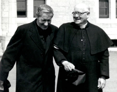 Missionary Society of St. Columban founders Bishop Edward Galvin (left) and Fr. John Blowick.